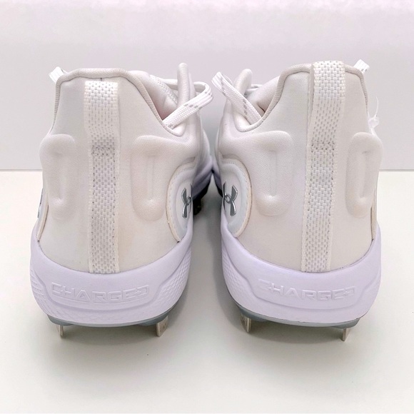 Under Armour Mircotips Cleets White - NWOT Women’s Size 8.5 - Picture 4 of 9